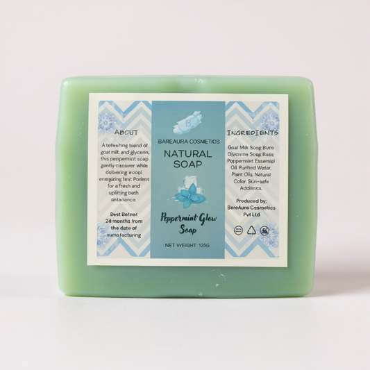 Peppermint Glow Soap with Goat Milk