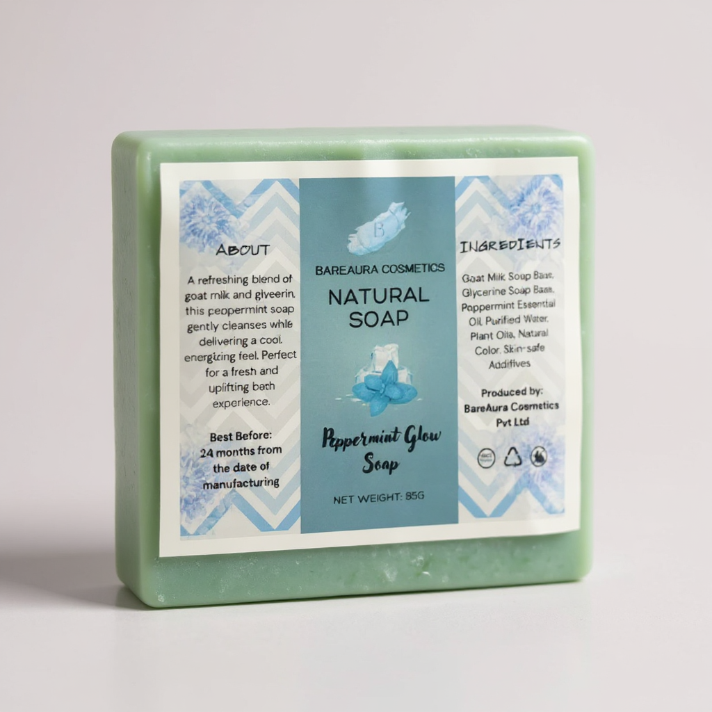 Peppermint Glow Soap with Goat Milk