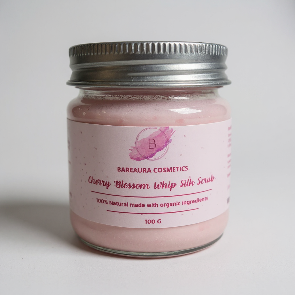 Cherry Blossom Whip Silk Scrub