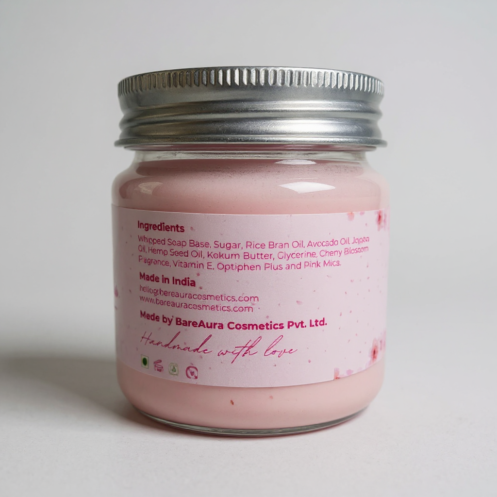 Cherry Blossom Whip Silk Scrub