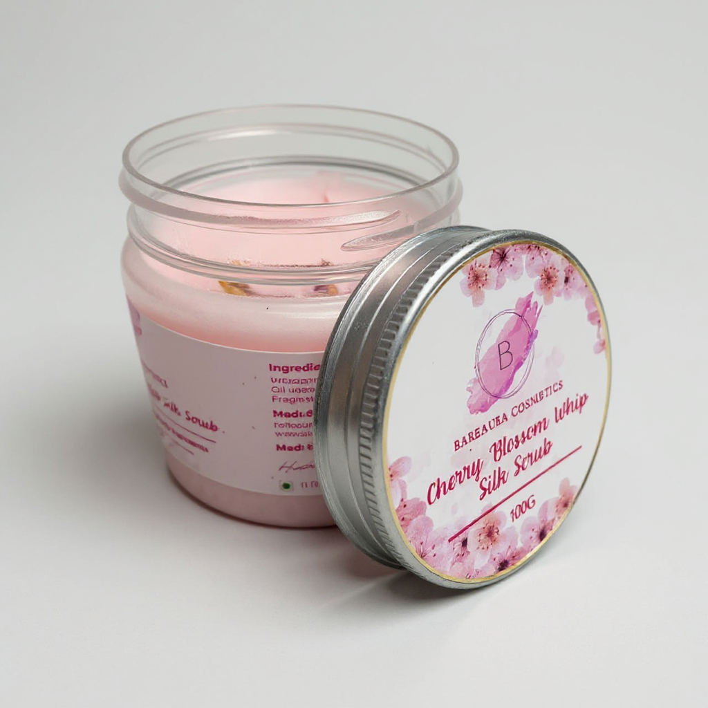 Cherry Blossom Whip Silk Scrub