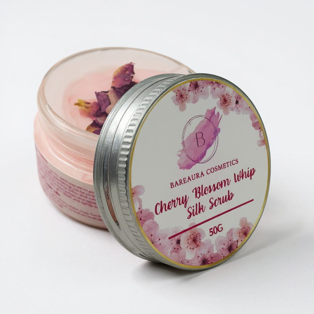 Cherry Blossom Whip Silk Scrub