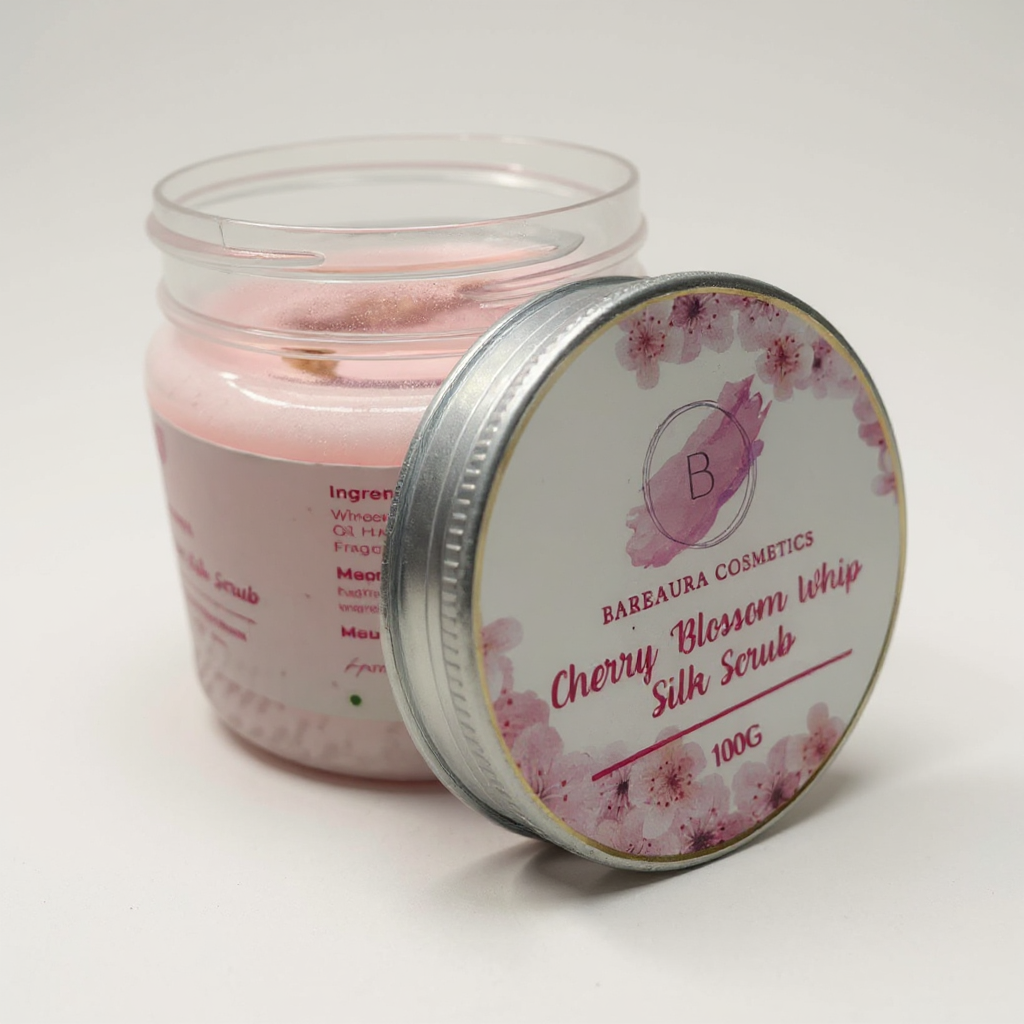 Cherry Blossom Whip Silk Scrub